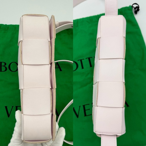 Authentic Bottega Veneer light pink small cassette bag - Picture 9 of 17